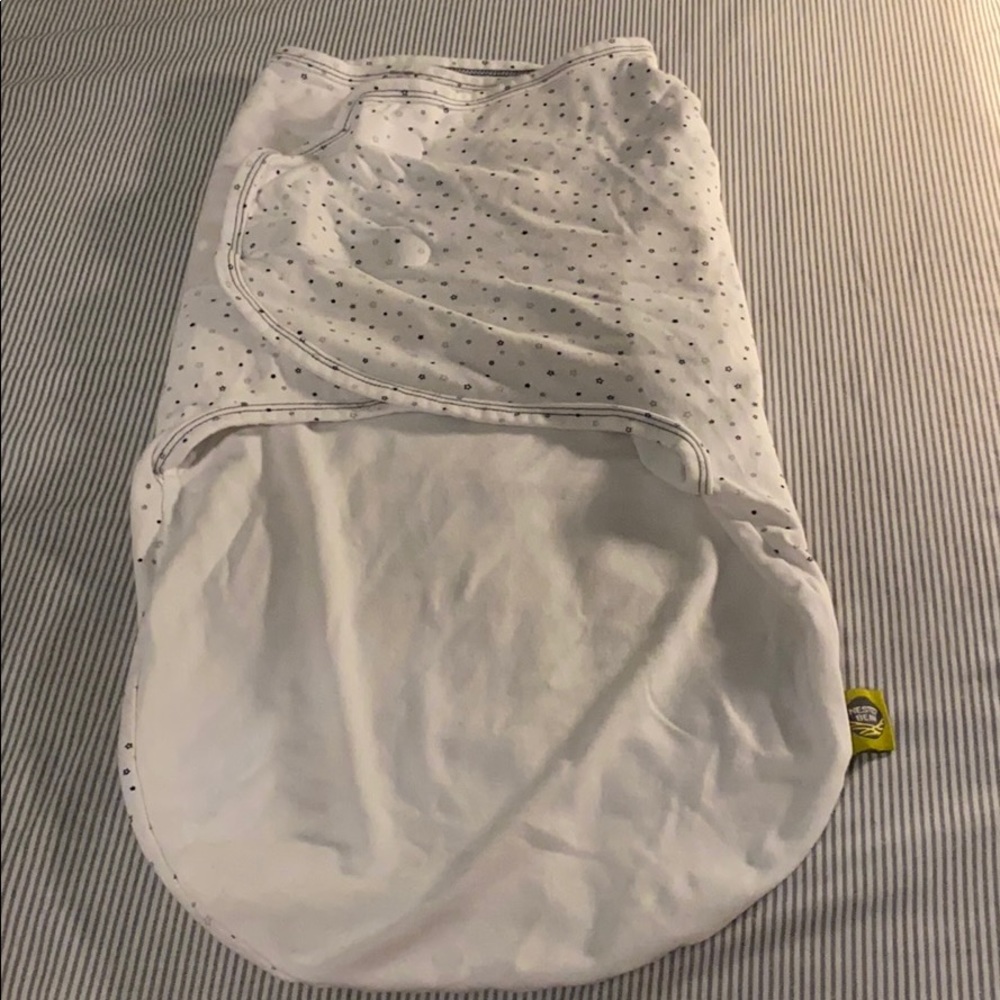 Nested bean weighted infant swaddle (zen classic)